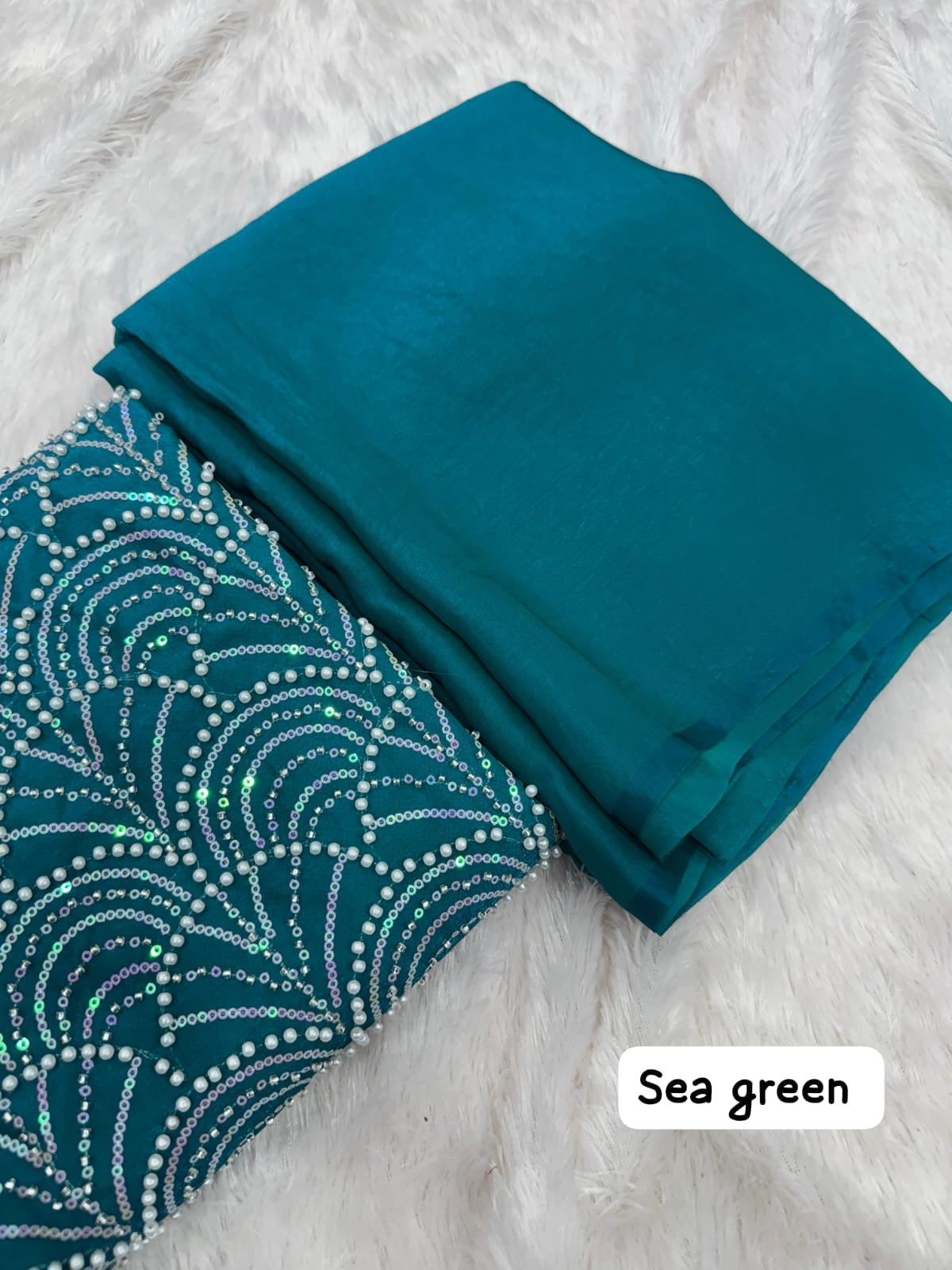 Space soft silk saree