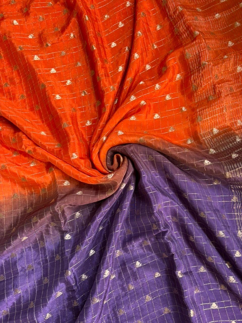 Viscose chinnon saree