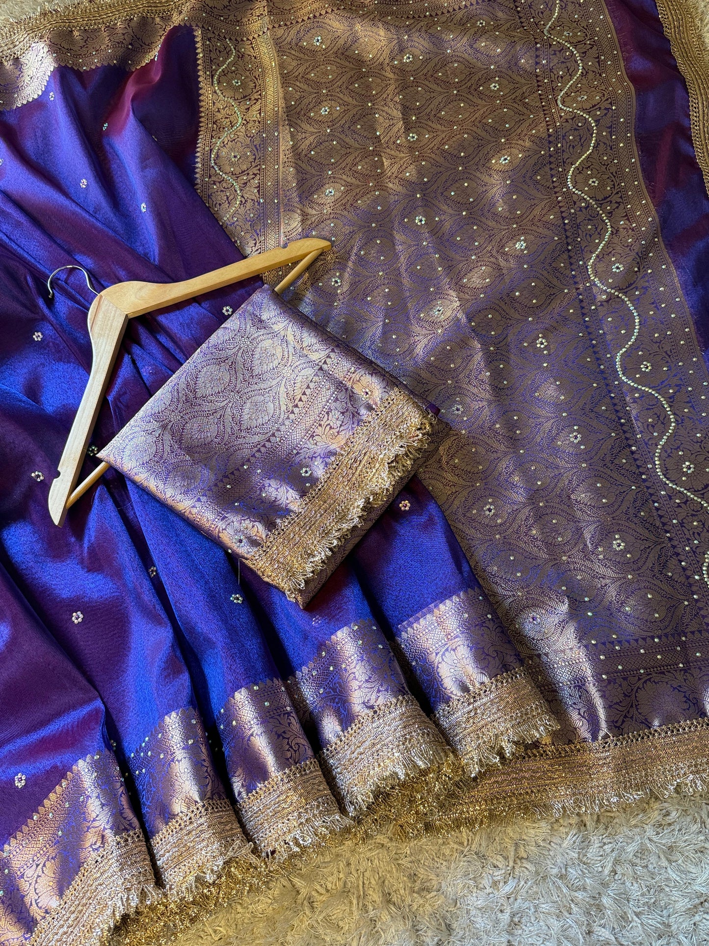 Banarasi tissue silk saree