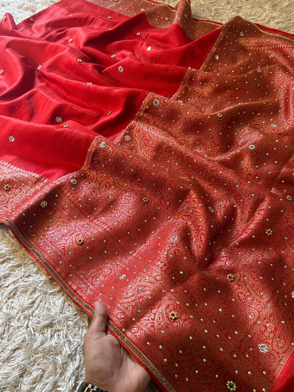 Banarasi Katan Tissue Silk Saree