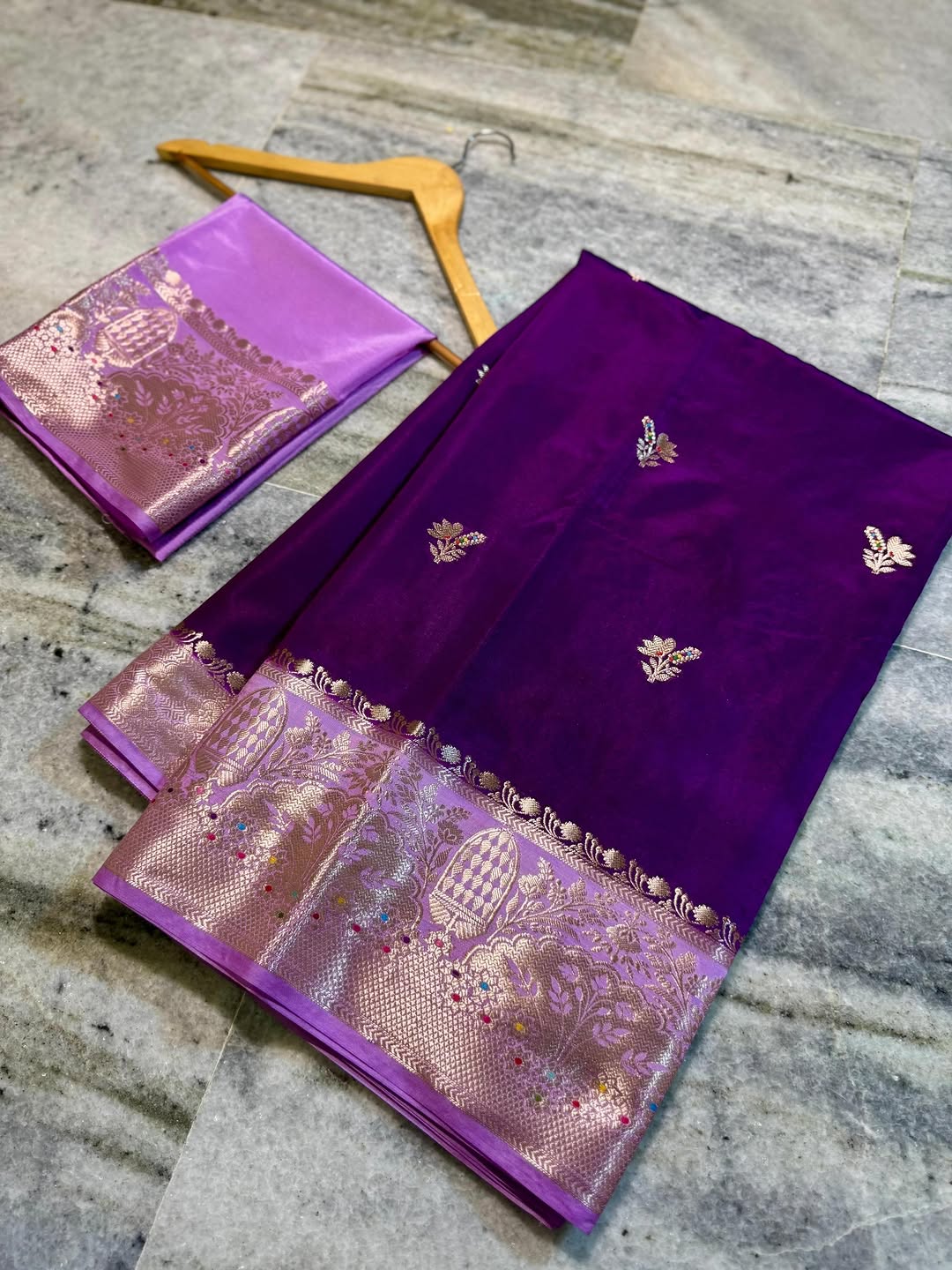 Banarasi katan silk saree