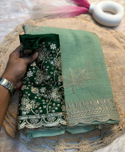 Chiffon saree