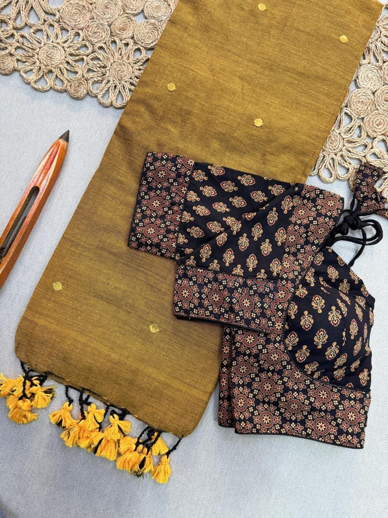 KHADI COTTON With Gini Work