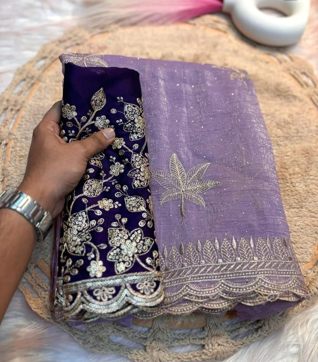 Chiffon saree