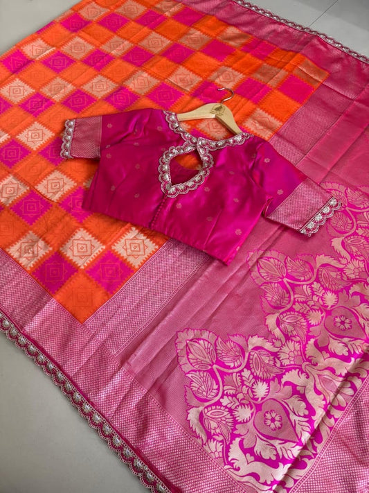 Premium Banarasi Pattu saree