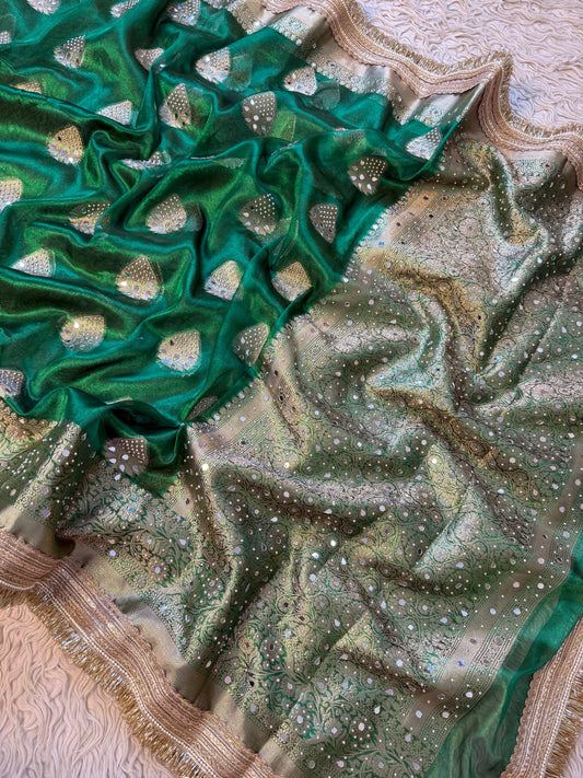 Banarasi maharani tissue saree