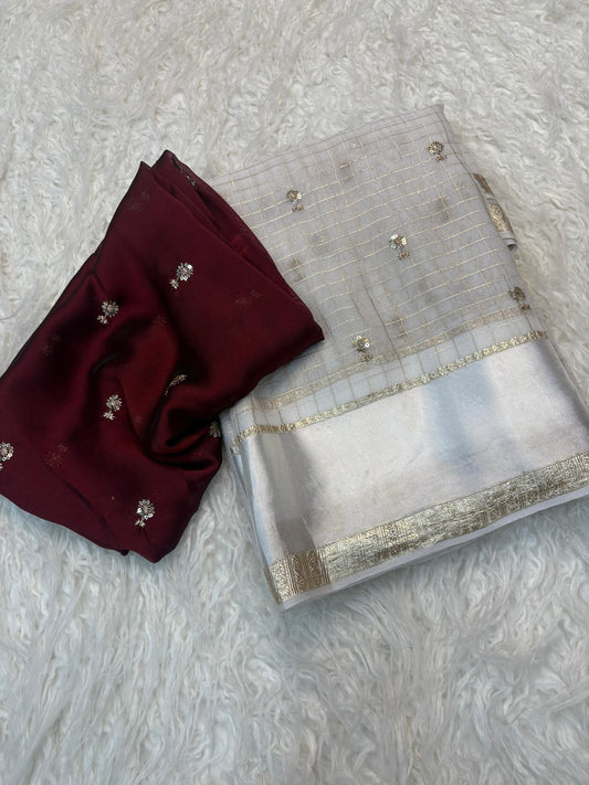 Pure viscose georgette