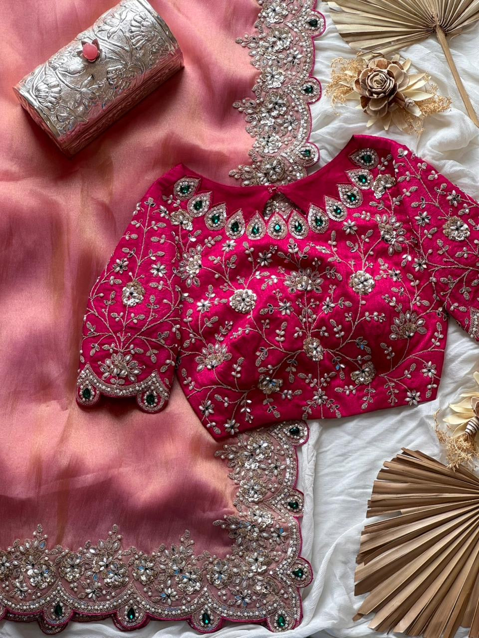 Premium tissue silk saree