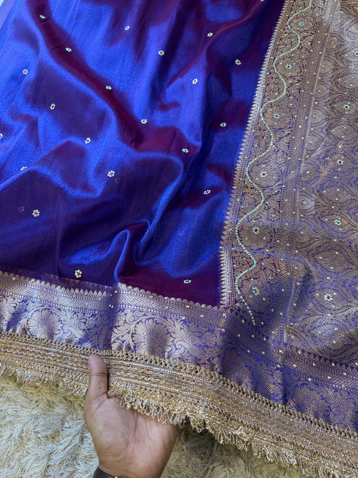 Banarasi tissue silk saree