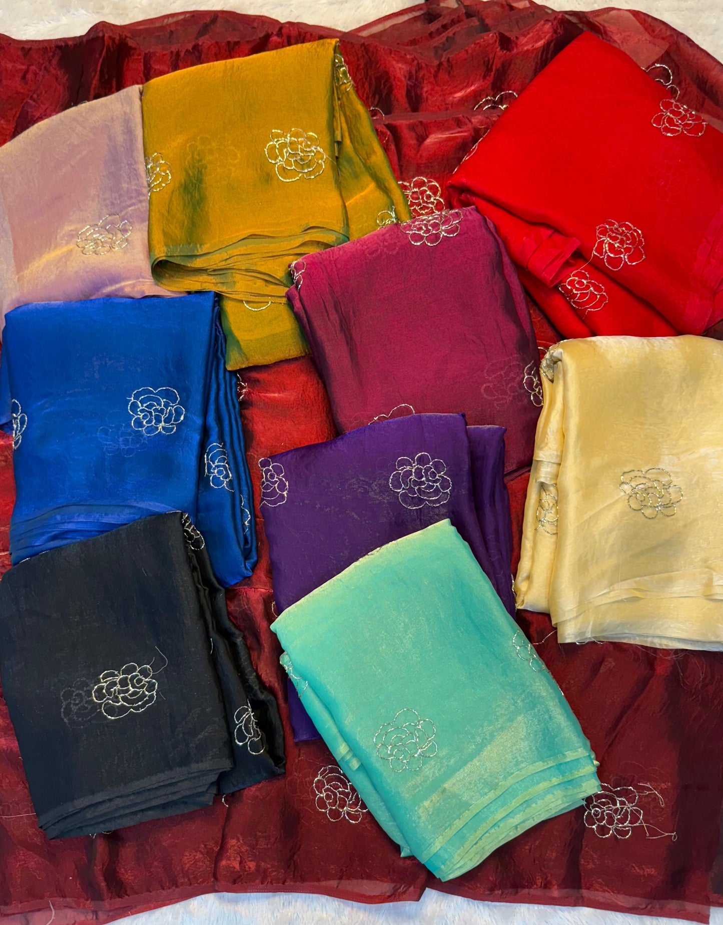 Space silk saree