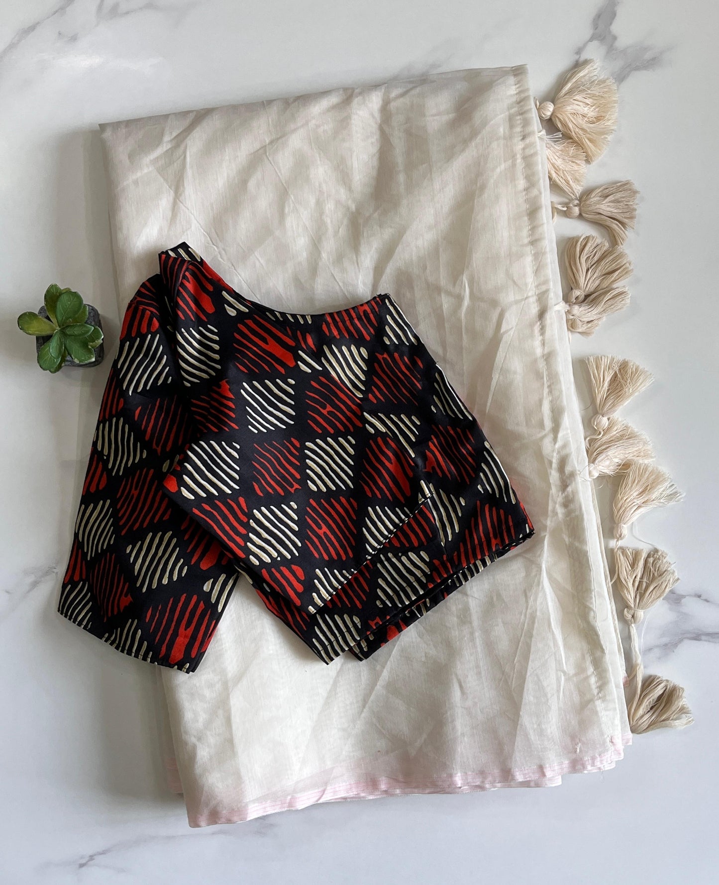 Chanderi cotton saree