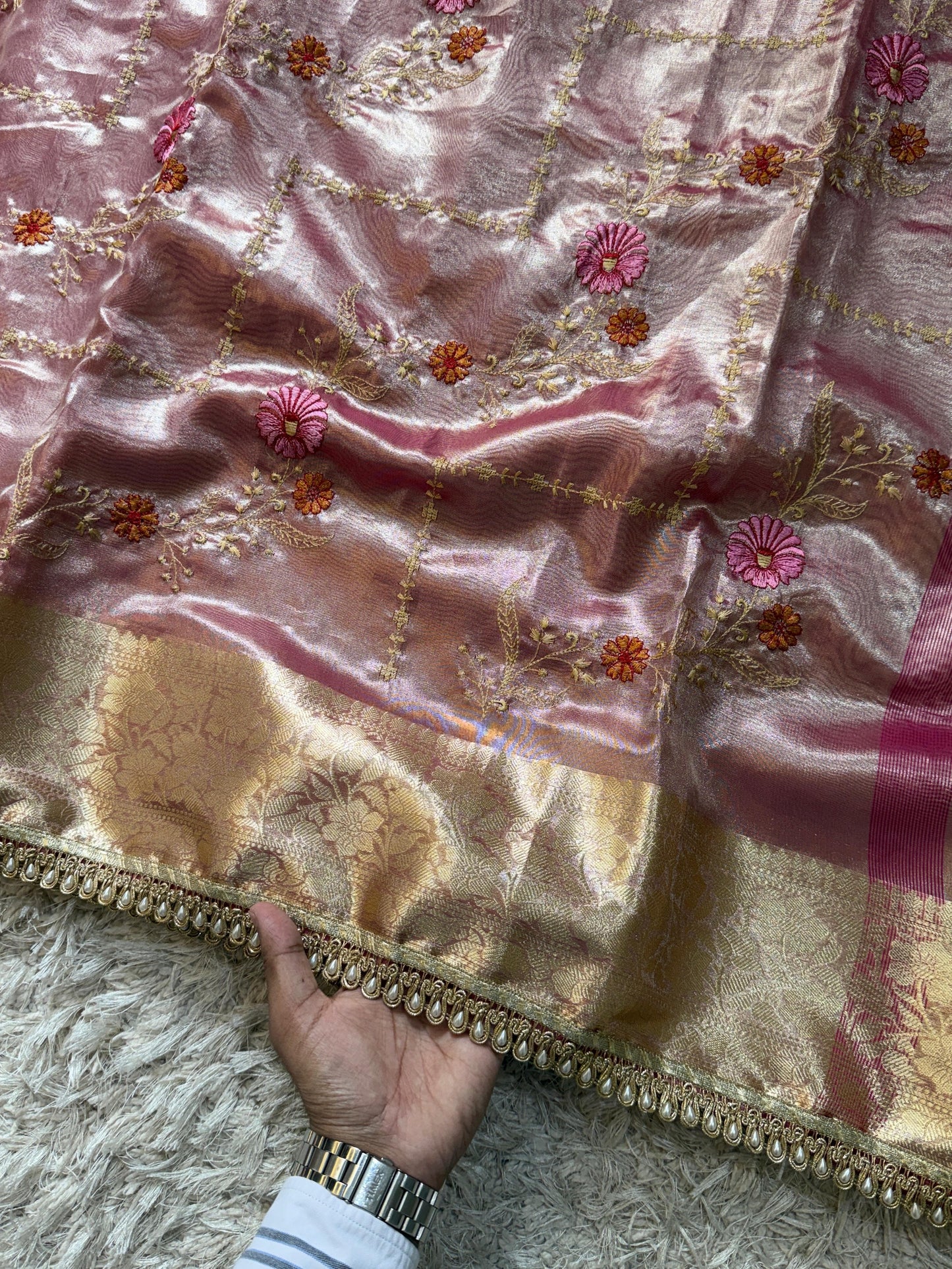 Banarasi Glass Tissue Soft Saree