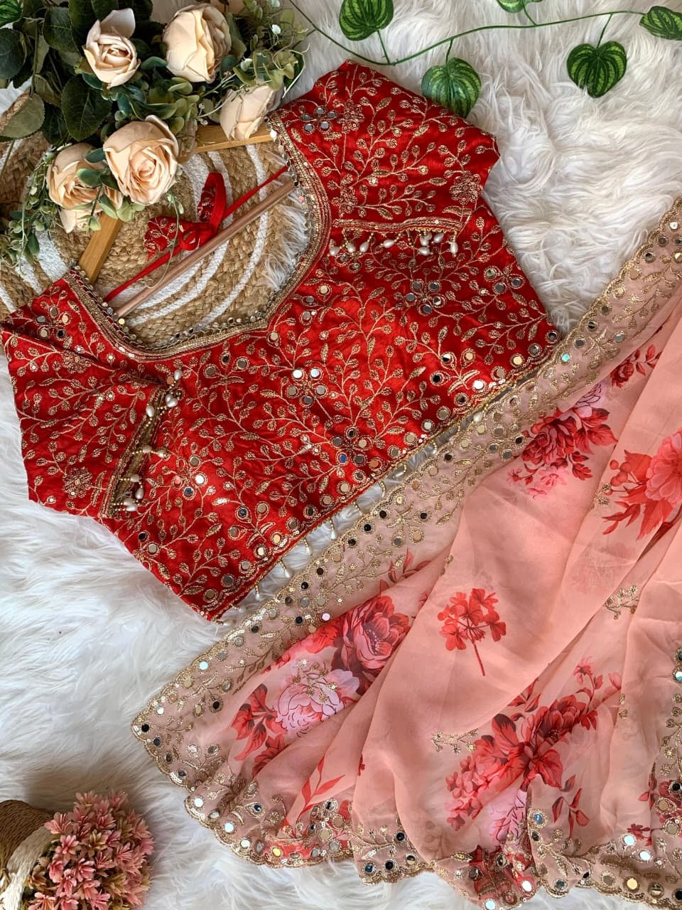 Soft & pure georgette saree