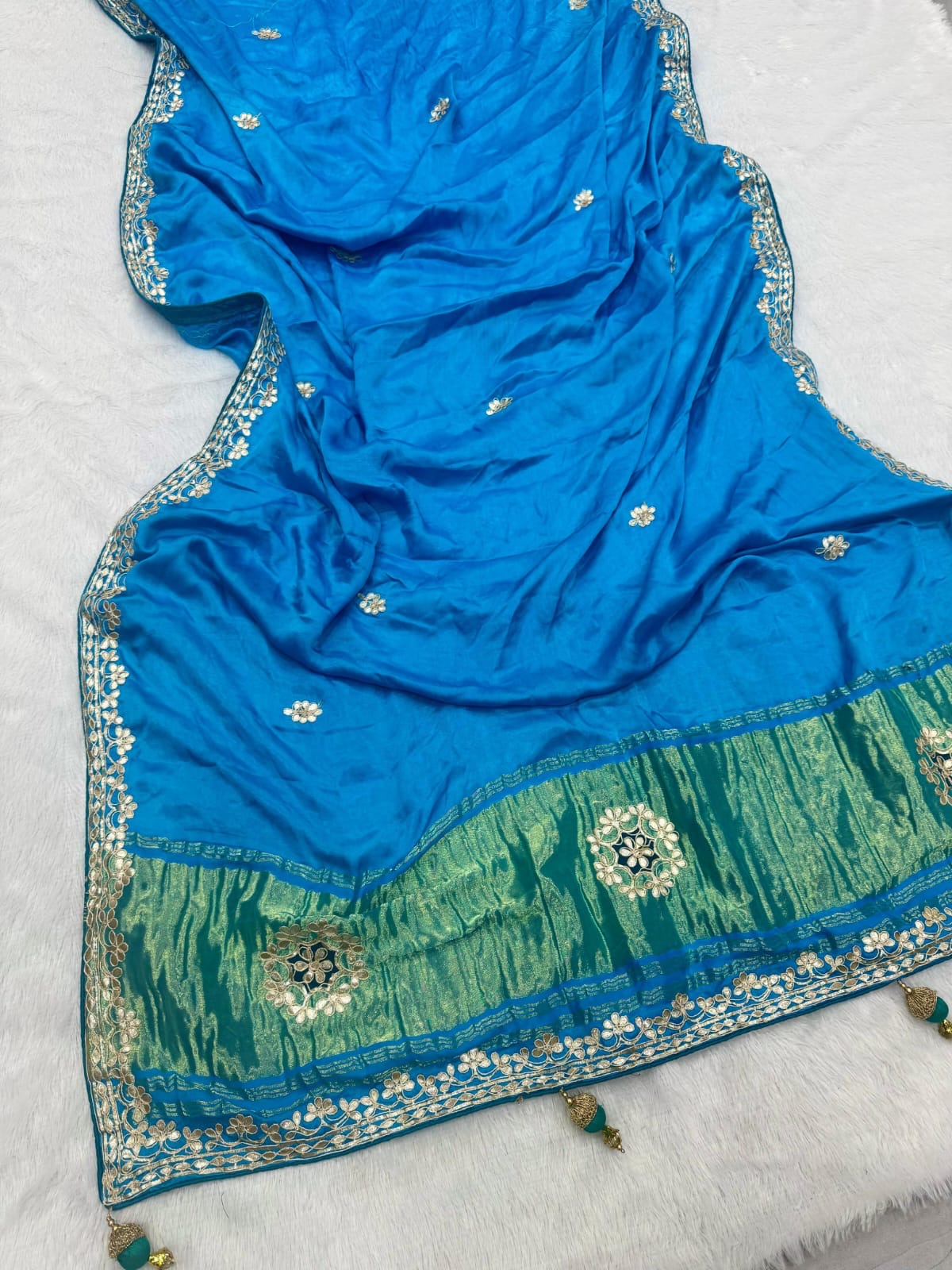 Bandhej Saree(Gala Pallu)