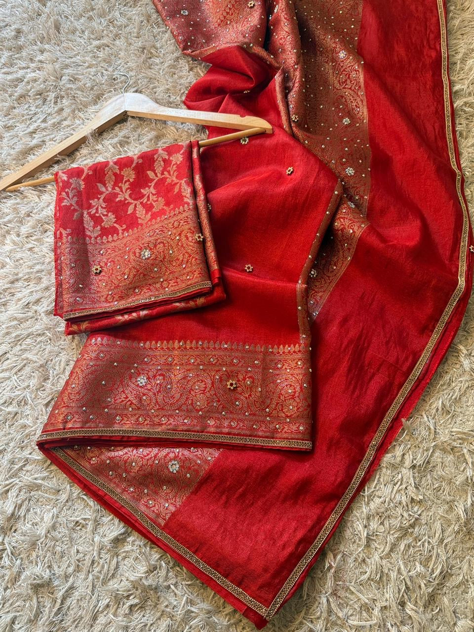 Banarasi Katan Tissue Silk Saree