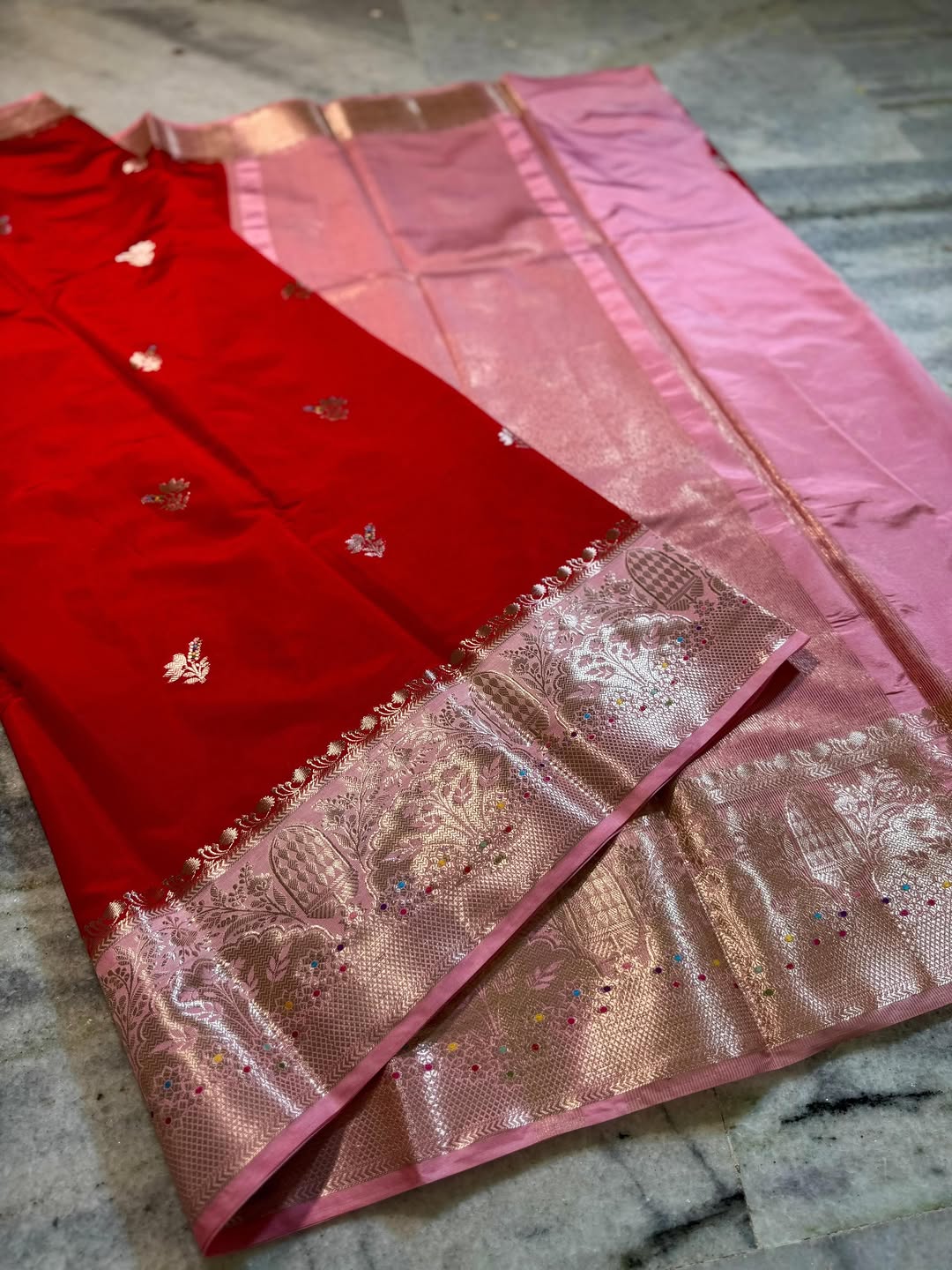 Banarasi katan silk saree