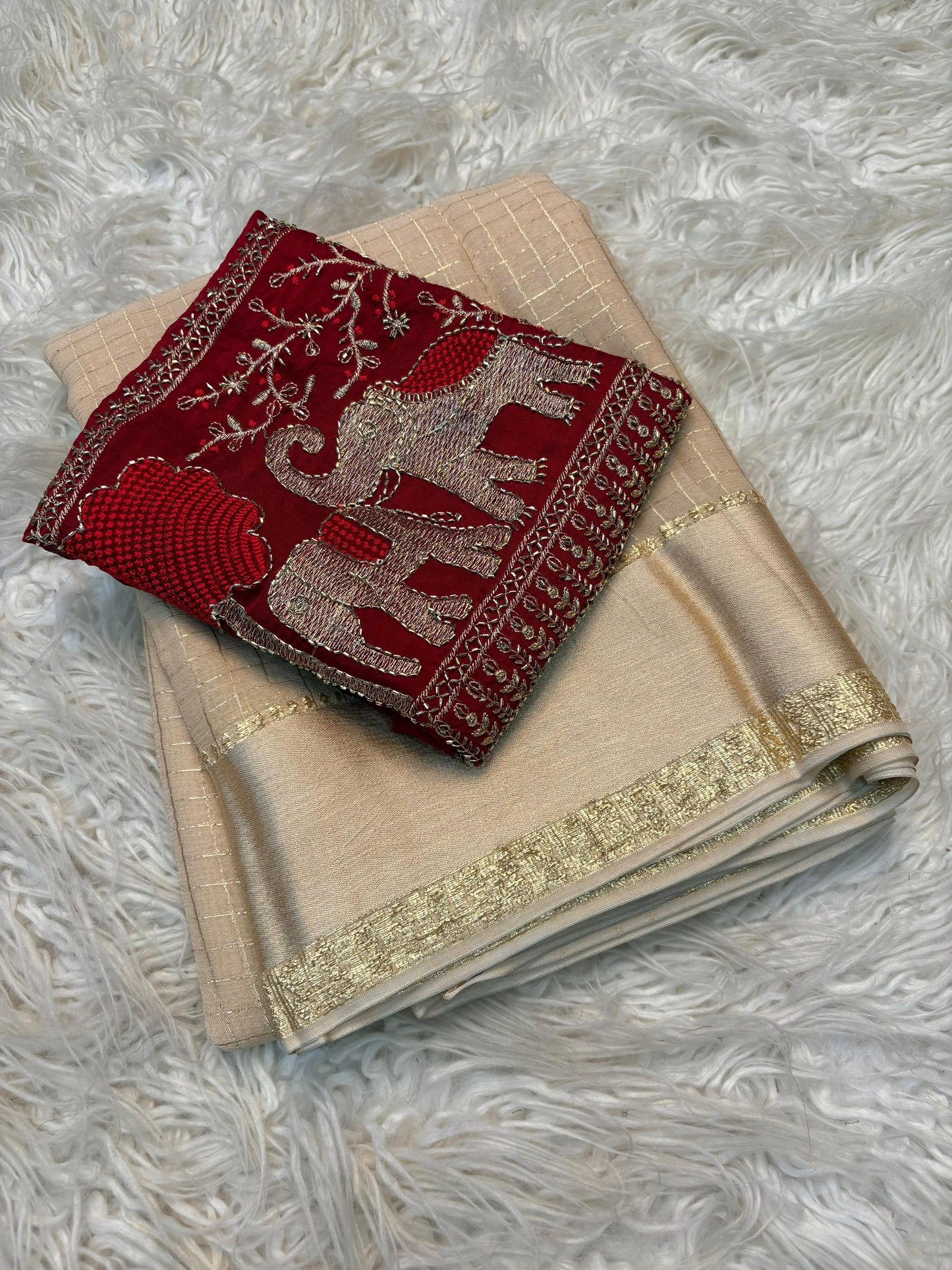 Viscose Georgette saree