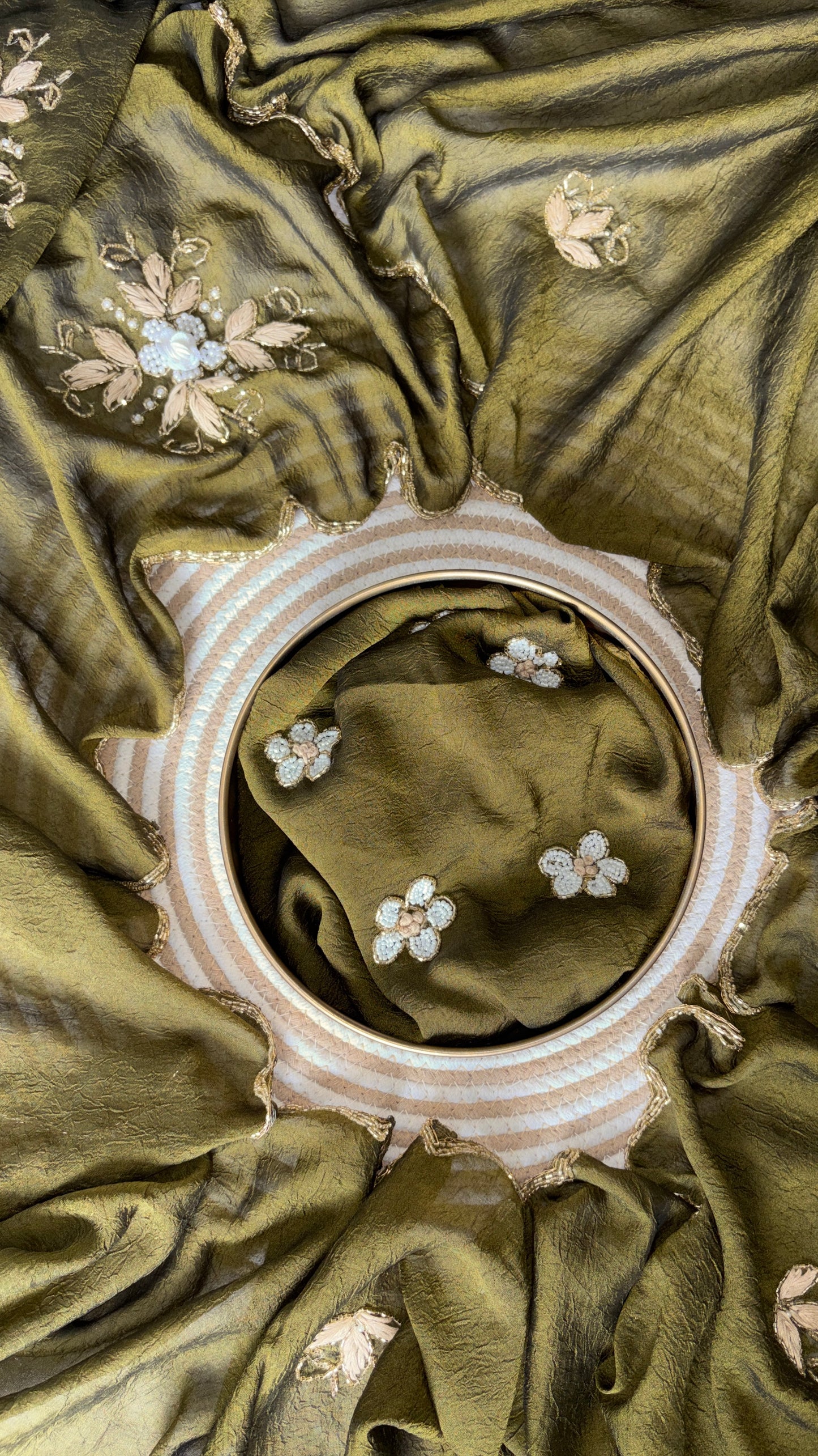 Satin silk saree
