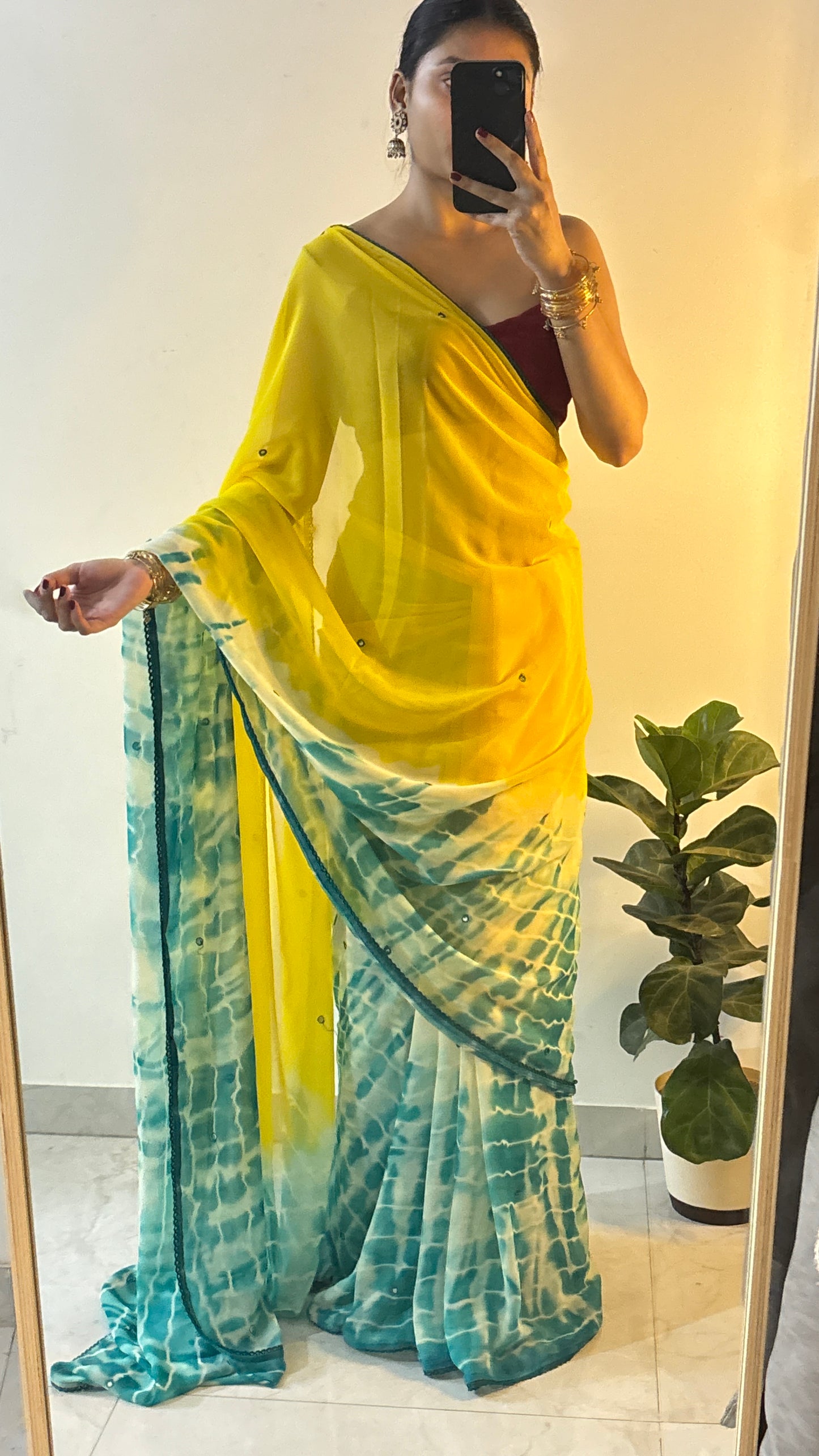 Georgette saree