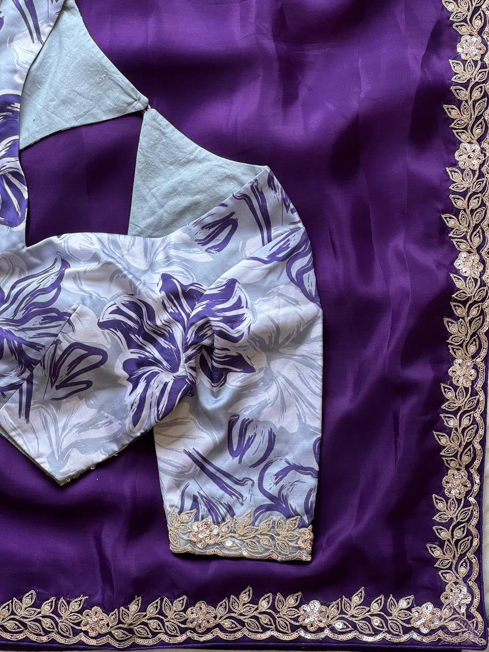 Premium tabi silk saree with coding work