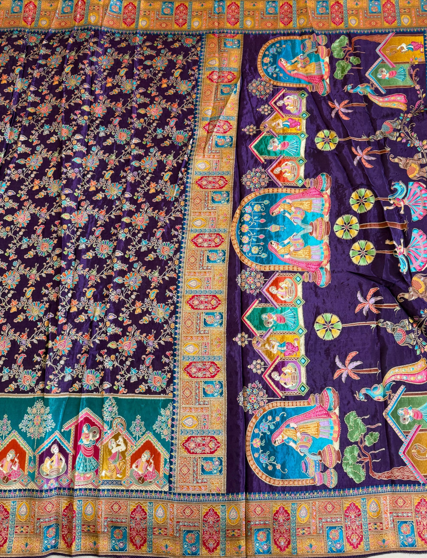 Pure viscose silk saree