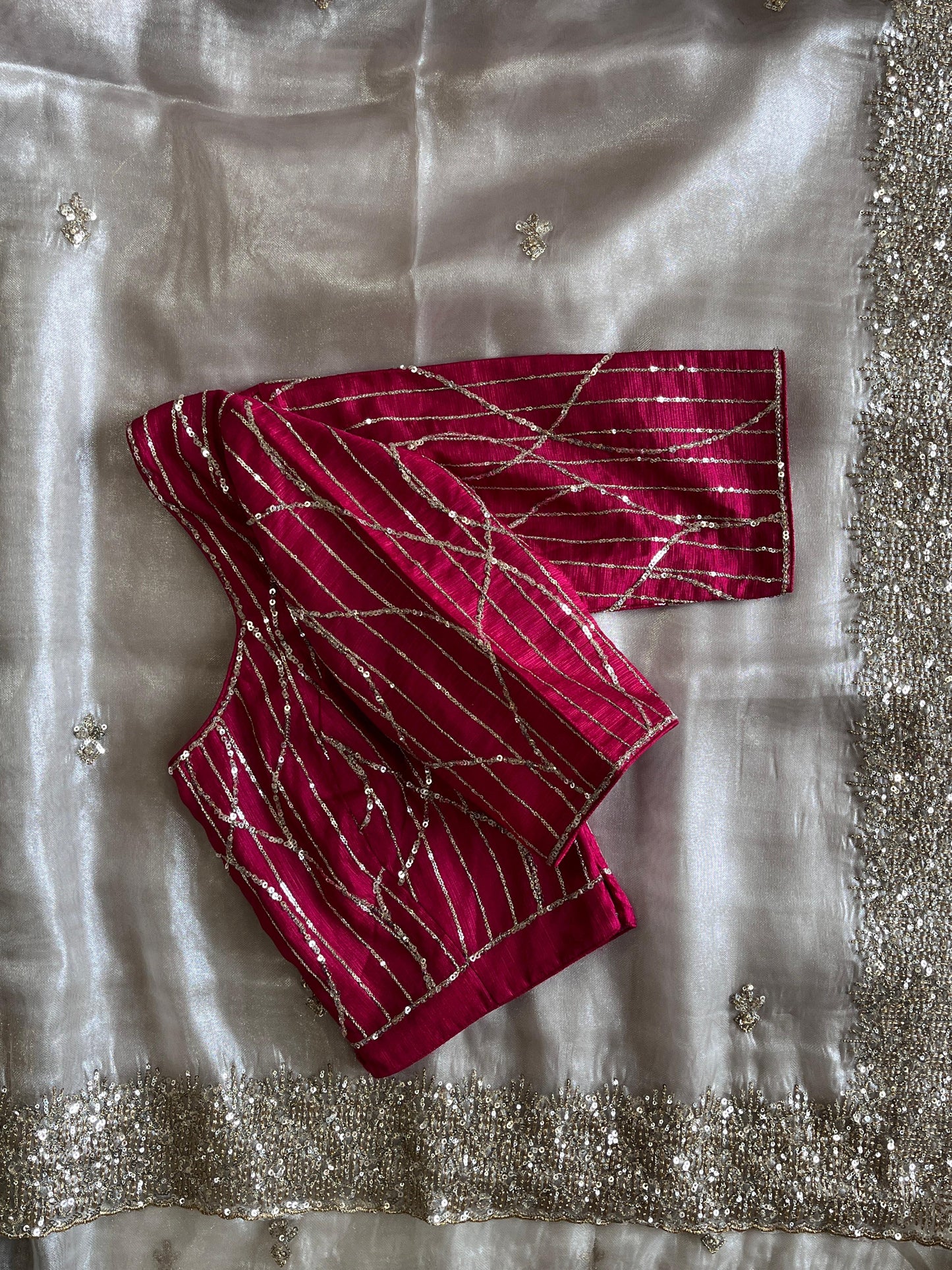 Pure tissue saree
