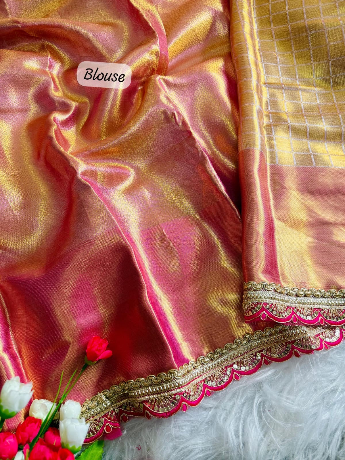 Tissue silk saree