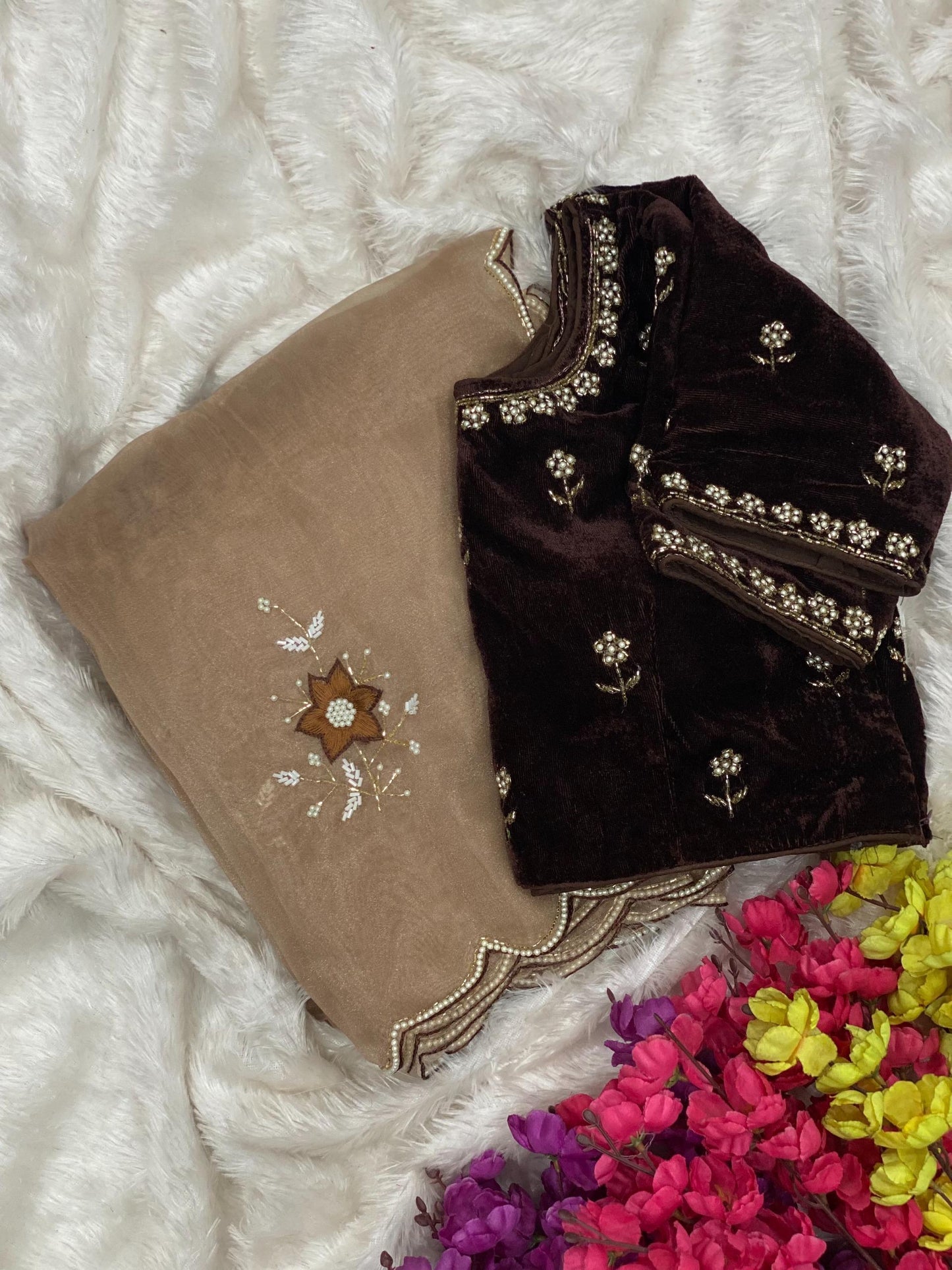 Pure And Light Organza saree