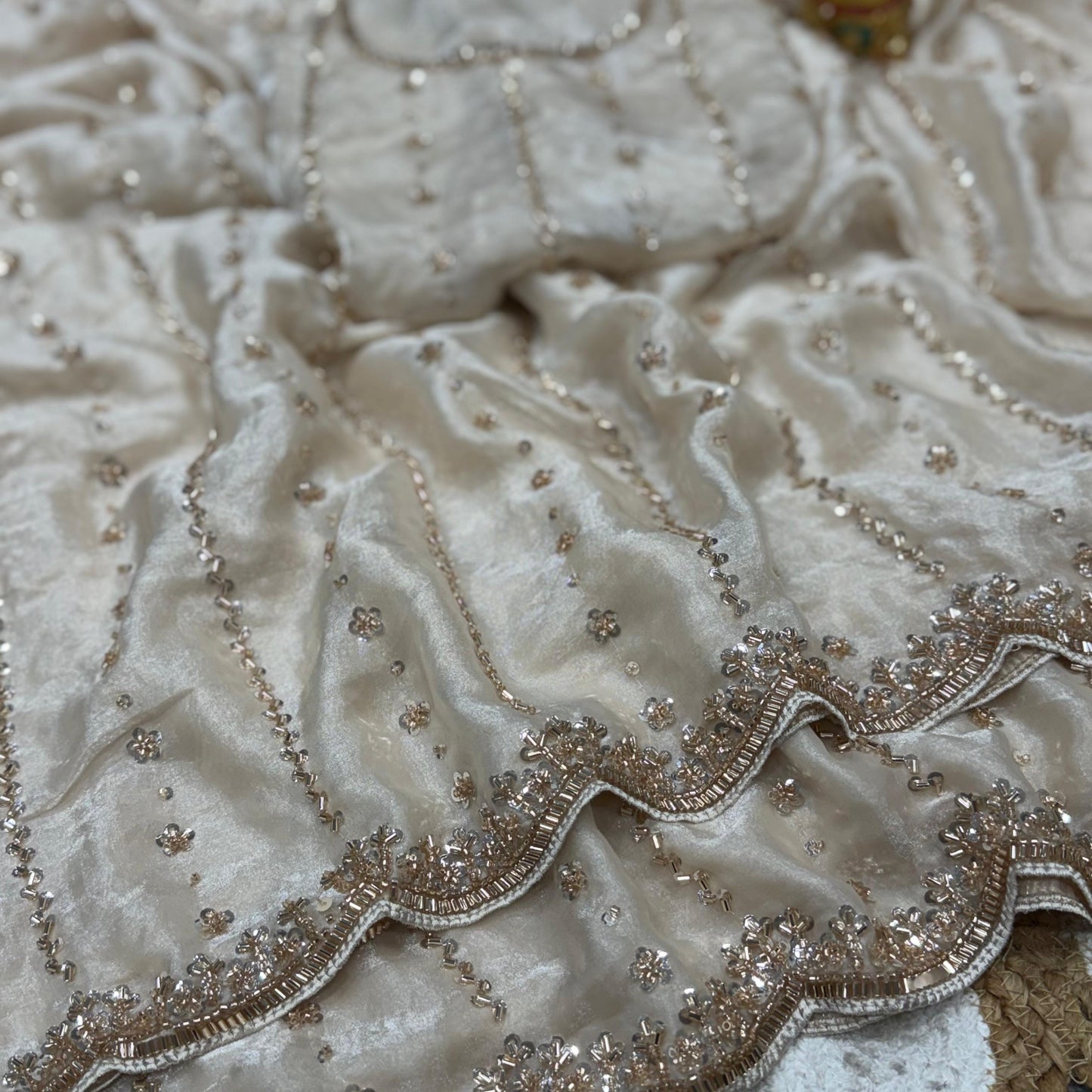 Space silk saree