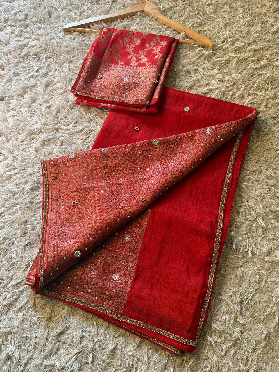 Banarasi Katan Tissue Silk Saree