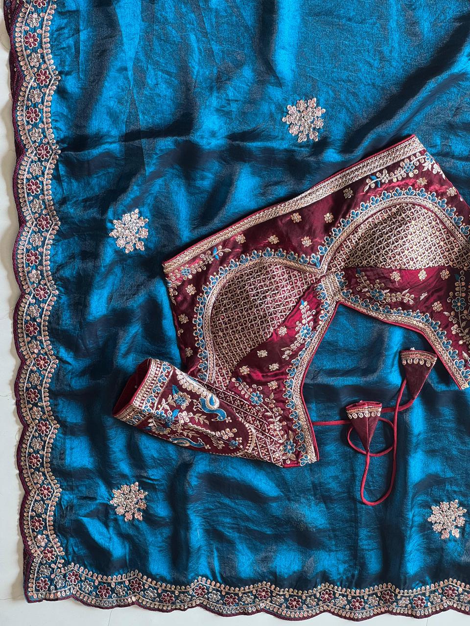 Premium space silk saree