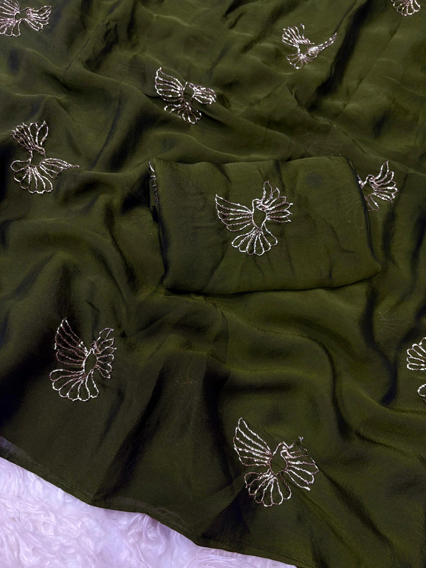 Rangoli silk saree