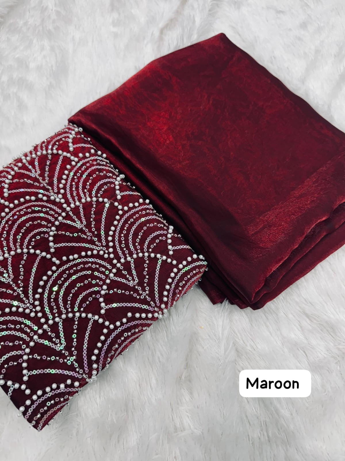 Space soft silk saree
