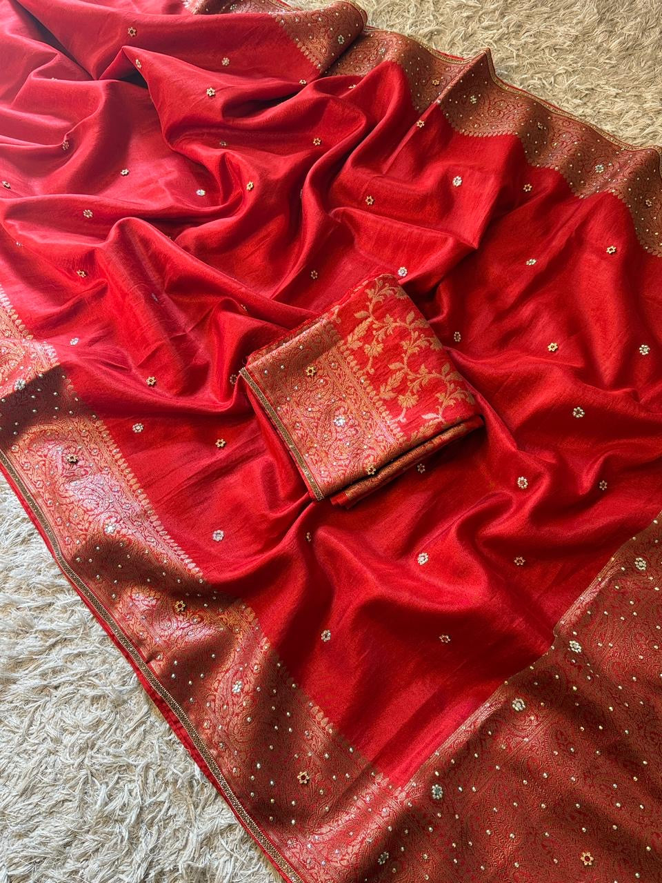 Banarasi Katan Tissue Silk Saree