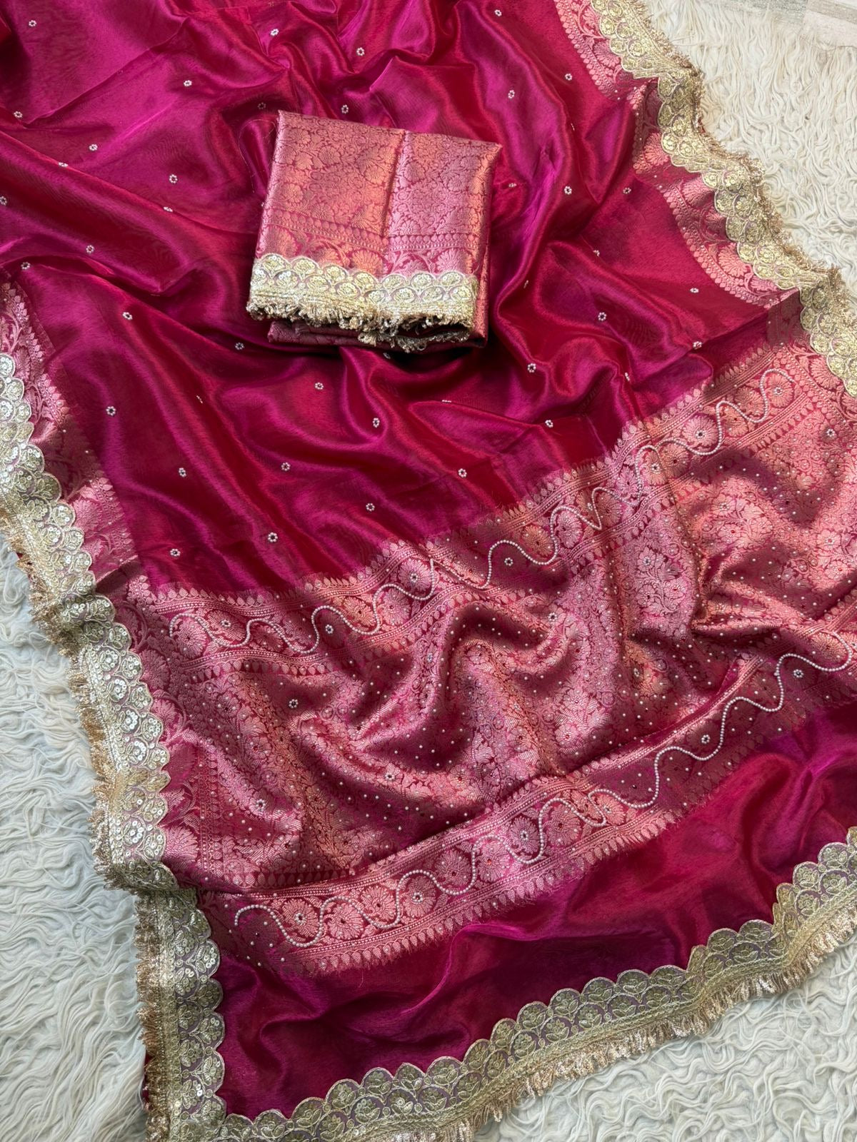 Tissue silk saree