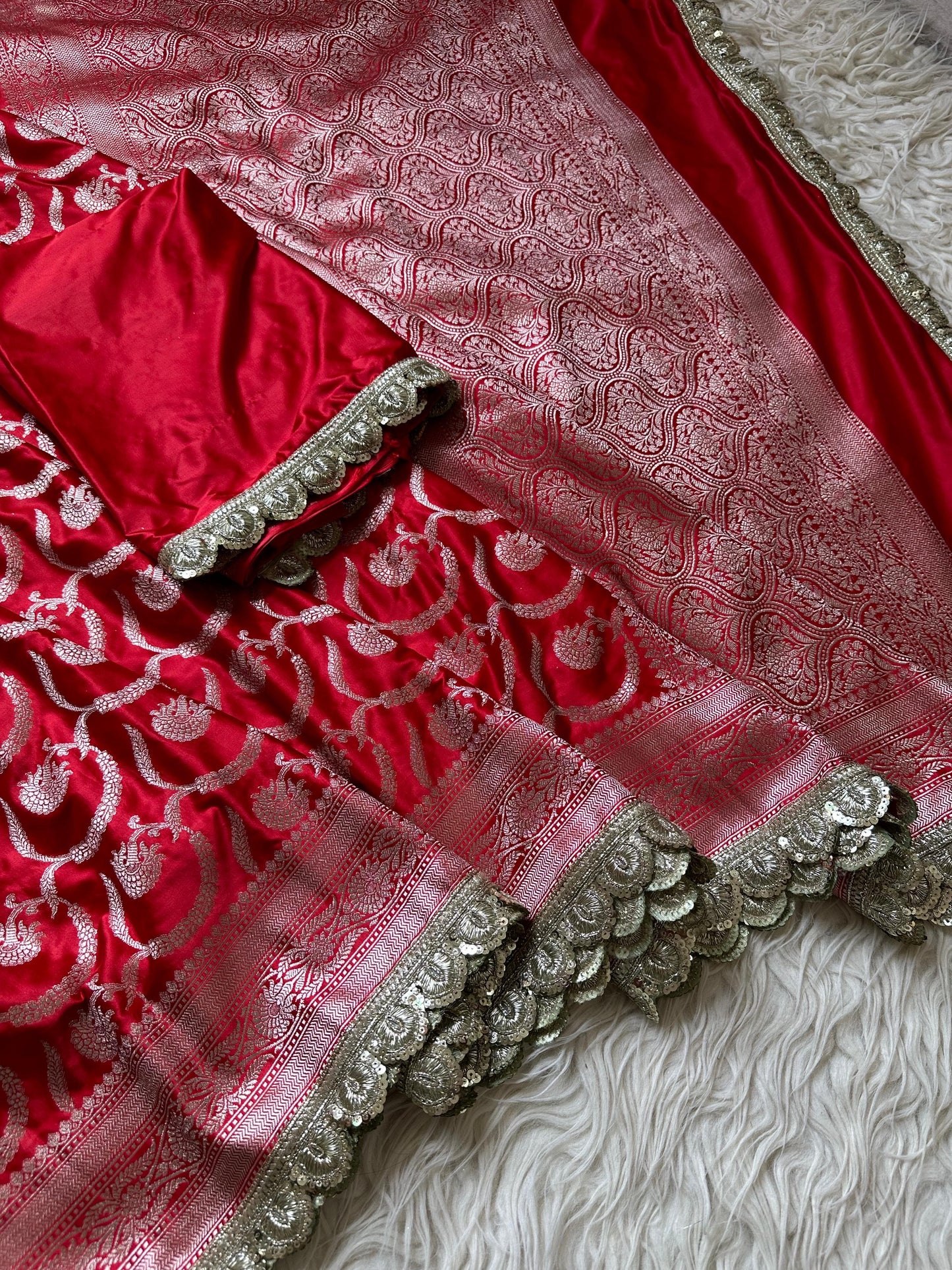 Banarasi mashru silk saree