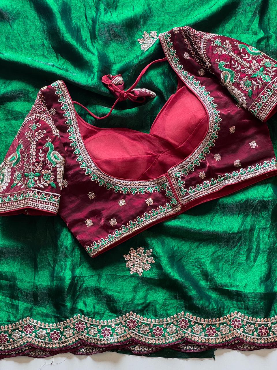 Premium space silk saree