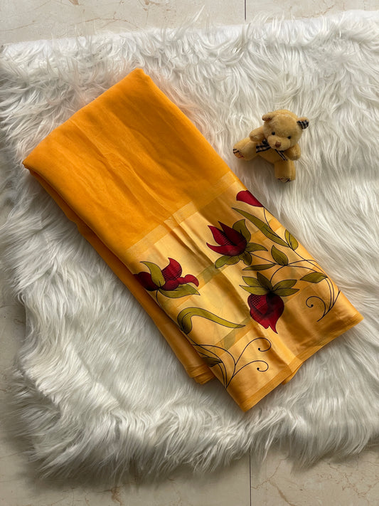 Weightless satin saree