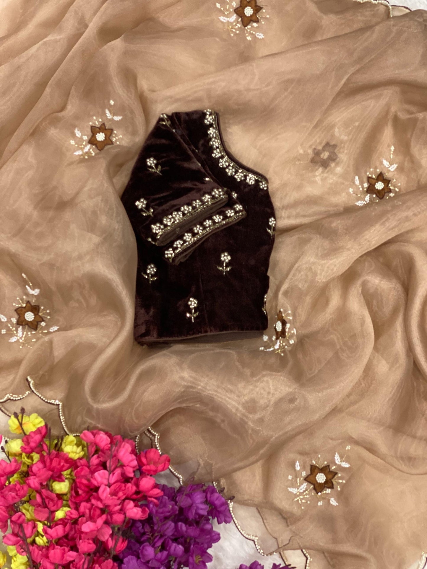 Pure And Light Organza saree