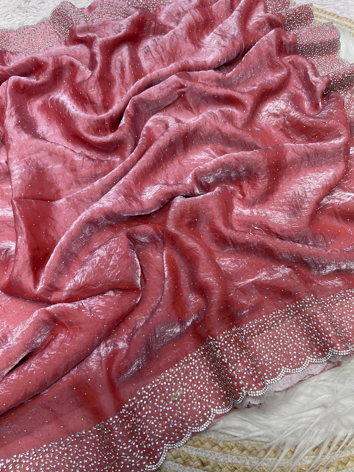 Space silk saree