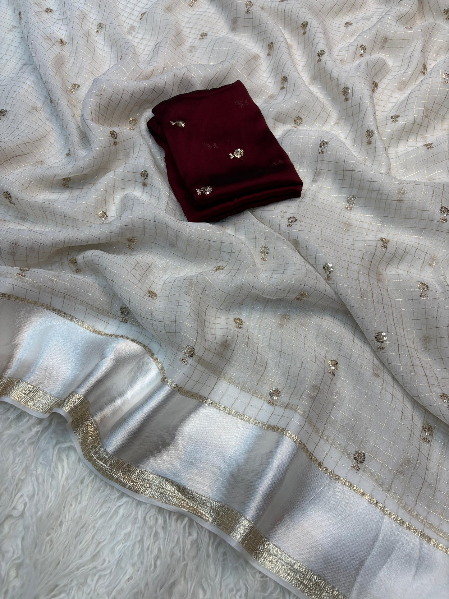 Pure viscose georgette