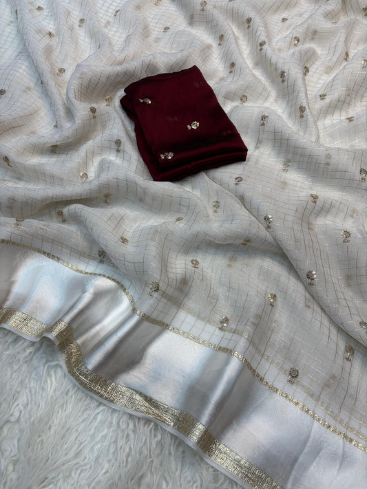 Pure viscose georgette