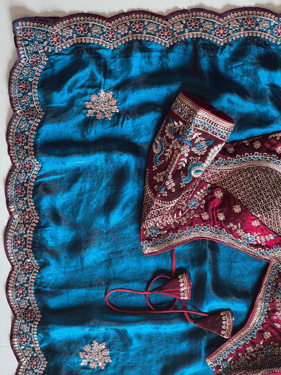 Premium space silk saree