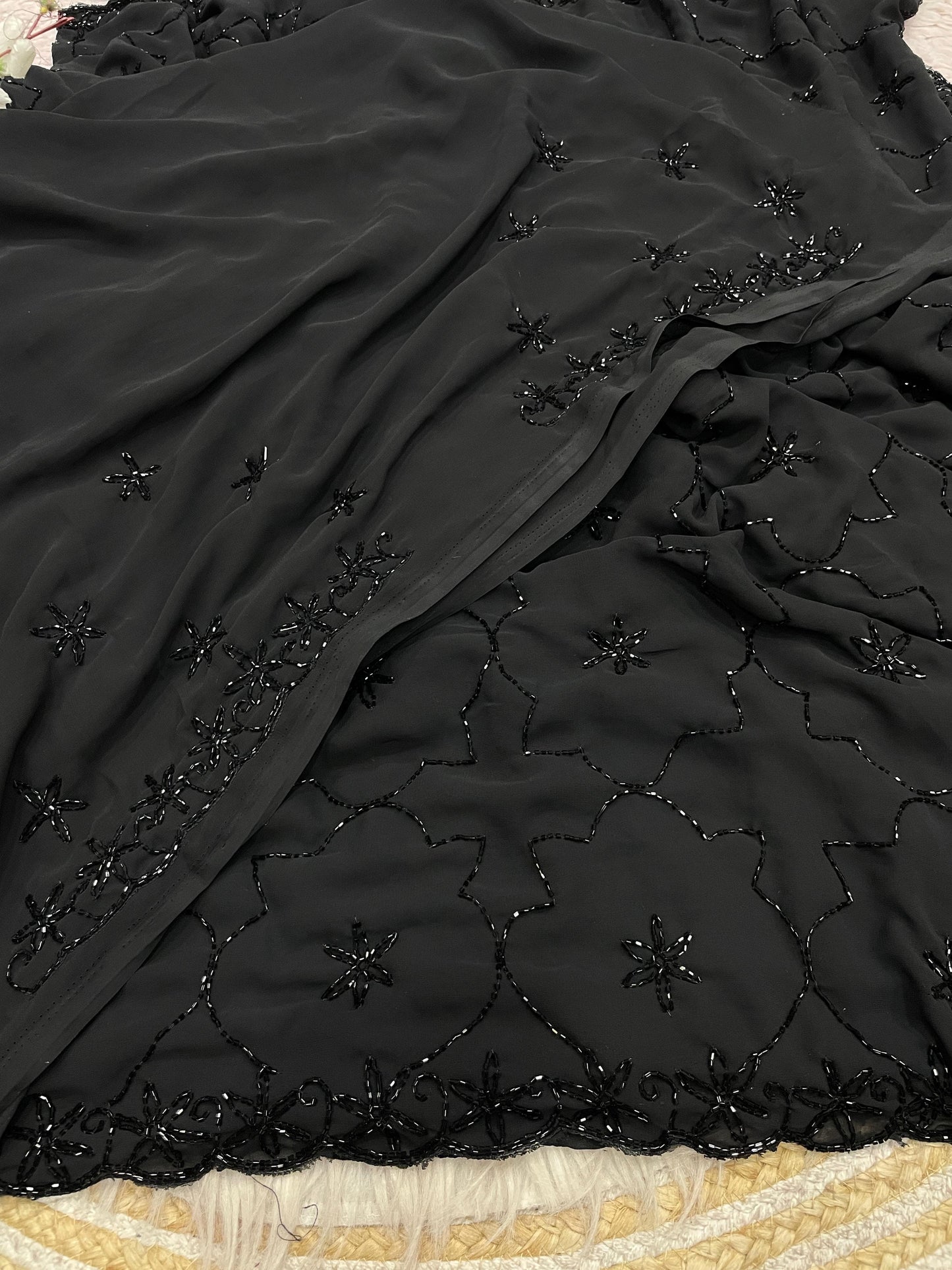 Faux Georgette saree
