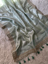 kanjivaram brocade tissue saree