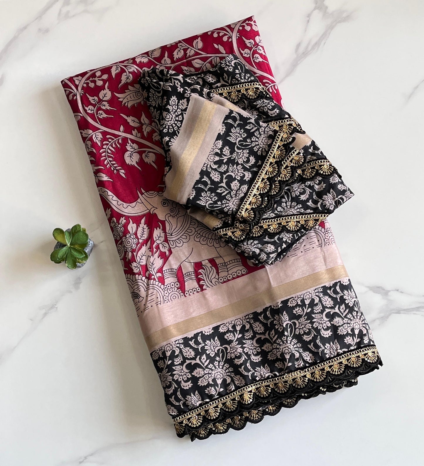Pure Blooming silk georgette saree