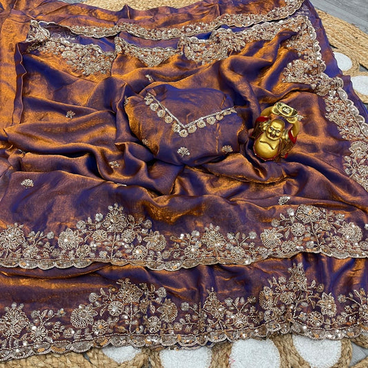 space silk sarees