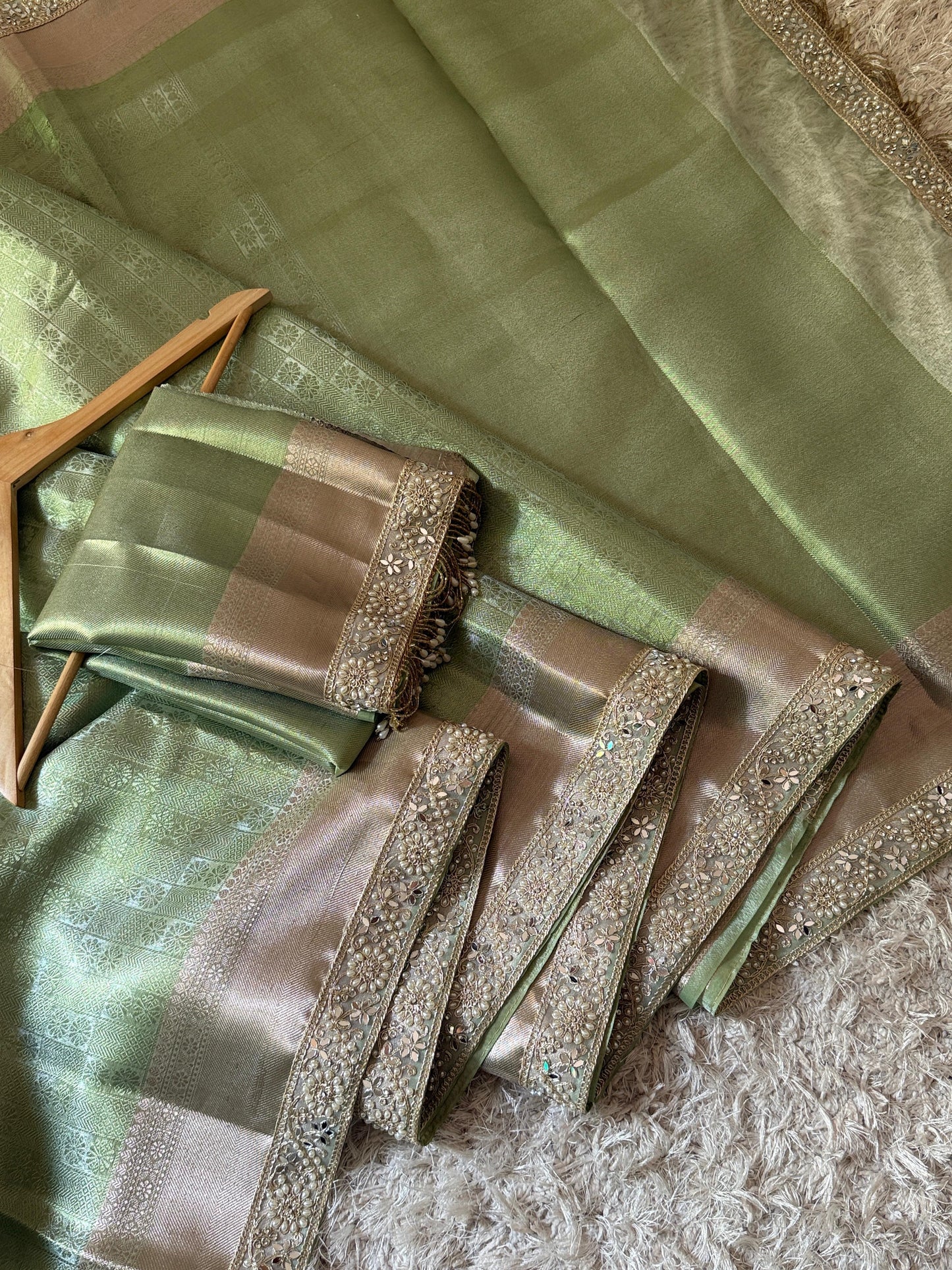 Banarasi Kanjivaram Bridal Katan Tissue Silk Saree