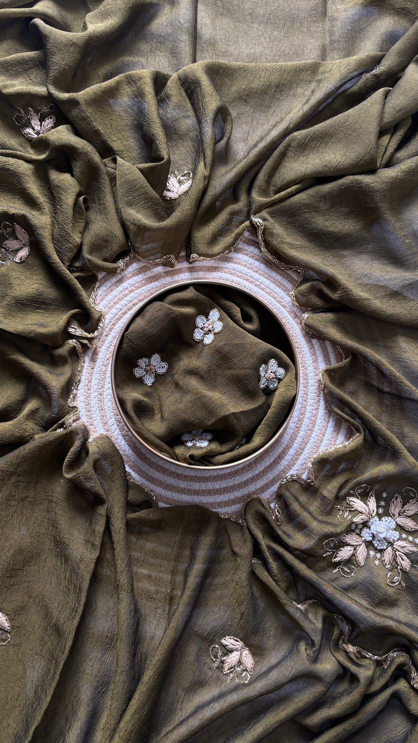 Satin silk saree