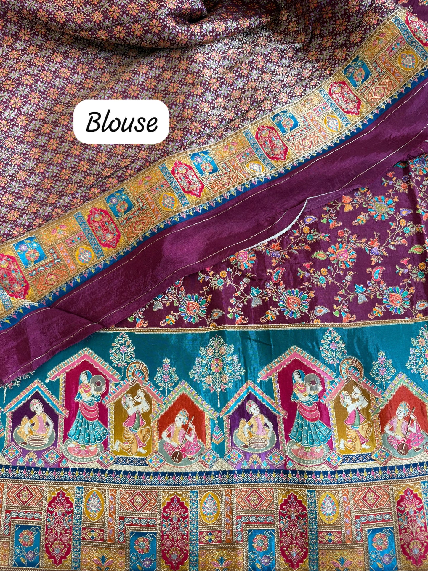 Pure viscose silk saree